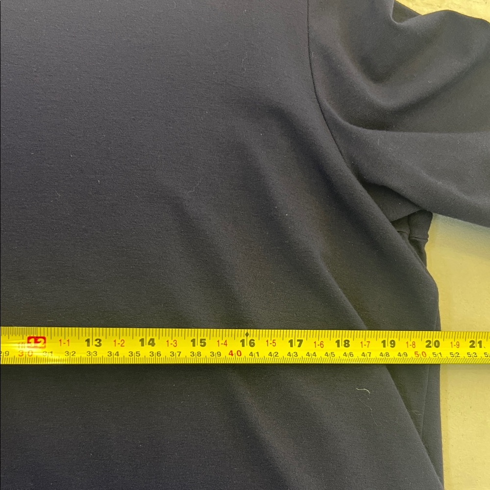 Elegant Midnight Blue Long Sleeve Top - Picture 4 of 5